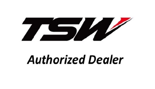 Set 4 22" TSW TW002 Lasarthe Gloss Black Machined 22x9 Wheels 5x112 27mm Rims - Picture 6 of 8