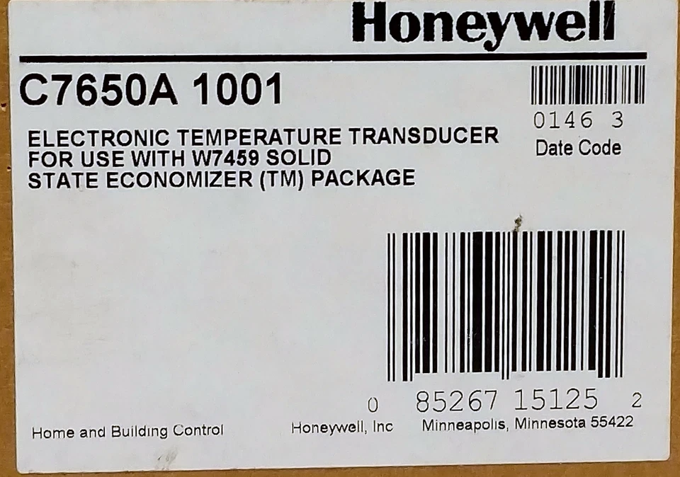 Honeywell C7650A-1001 Temperature Transducer - Image 3 of 3