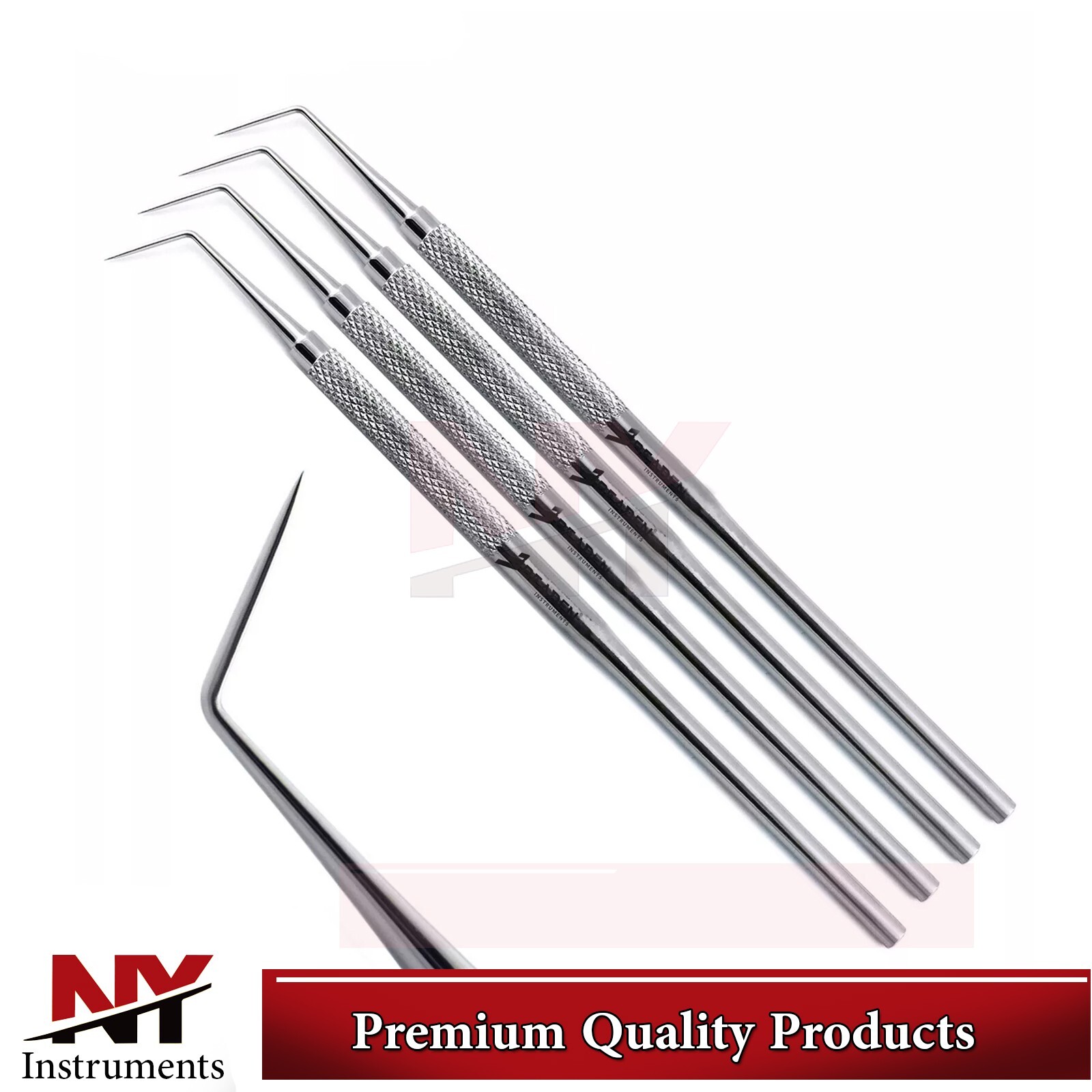 Periodontal Dental Probe 6 Explorer Teeth Examination Oral Care Tool