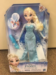 elsa doll with cape