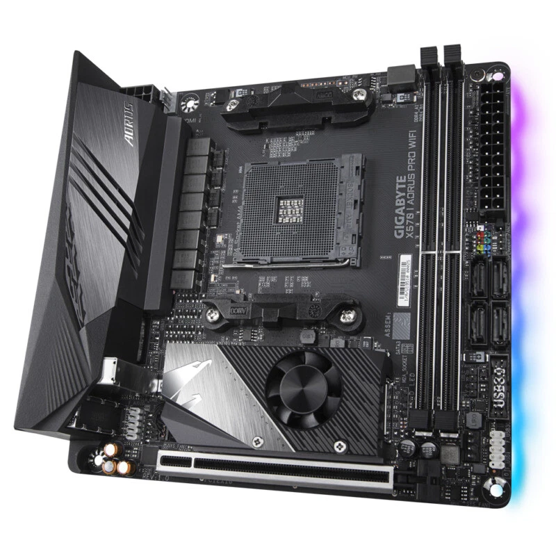 Gigabyte X570 I AORUS PRO WIFI Motherboard AMD X570 Socket AM4 DDR4 M.2 Mini ITX