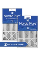 16x25x5 4 3/8 Honeywell/Lennox Replacement MERV 12 Air Filters 2 Pack