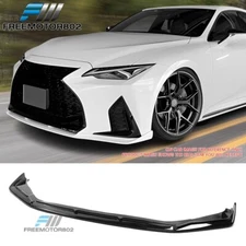 Fits 21-24 Lexus IS350 IS300 F Sport Gloss Black ABS Front Bumper Lip Protector