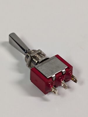 MINIATURE SPDT TOGGLE SWITCH (On-Center Off-Momentary-On)