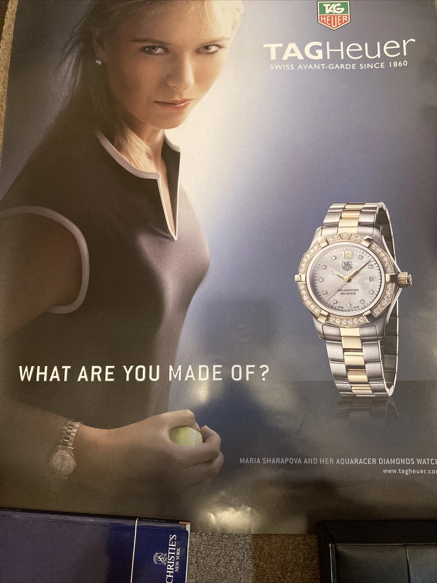 Tag Heuer Aquaracer Diamonds Watch with Maria SHARAPOVA poster 28
