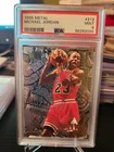 1995 METAL MICHAEL JORDAN #212 PSA 9 HOT HOF CARD VINTAGE
