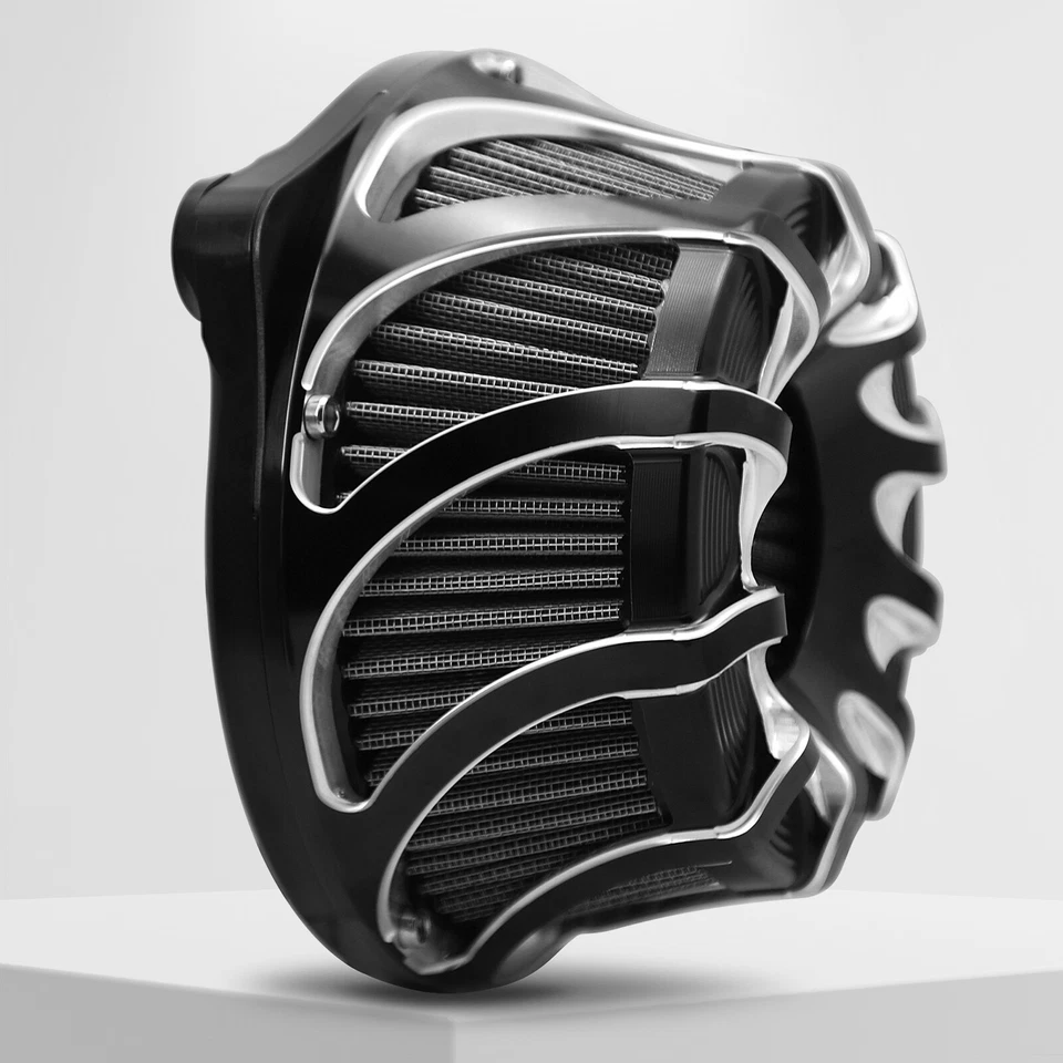 For harley Sportster XL Drift cut air cleaner filter intake 883 1200 1991-2024 Foto 3 de 4