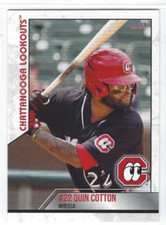 2022 Chattanooga Lookouts (Double-A Cincinnati Reds) Quin Cotton