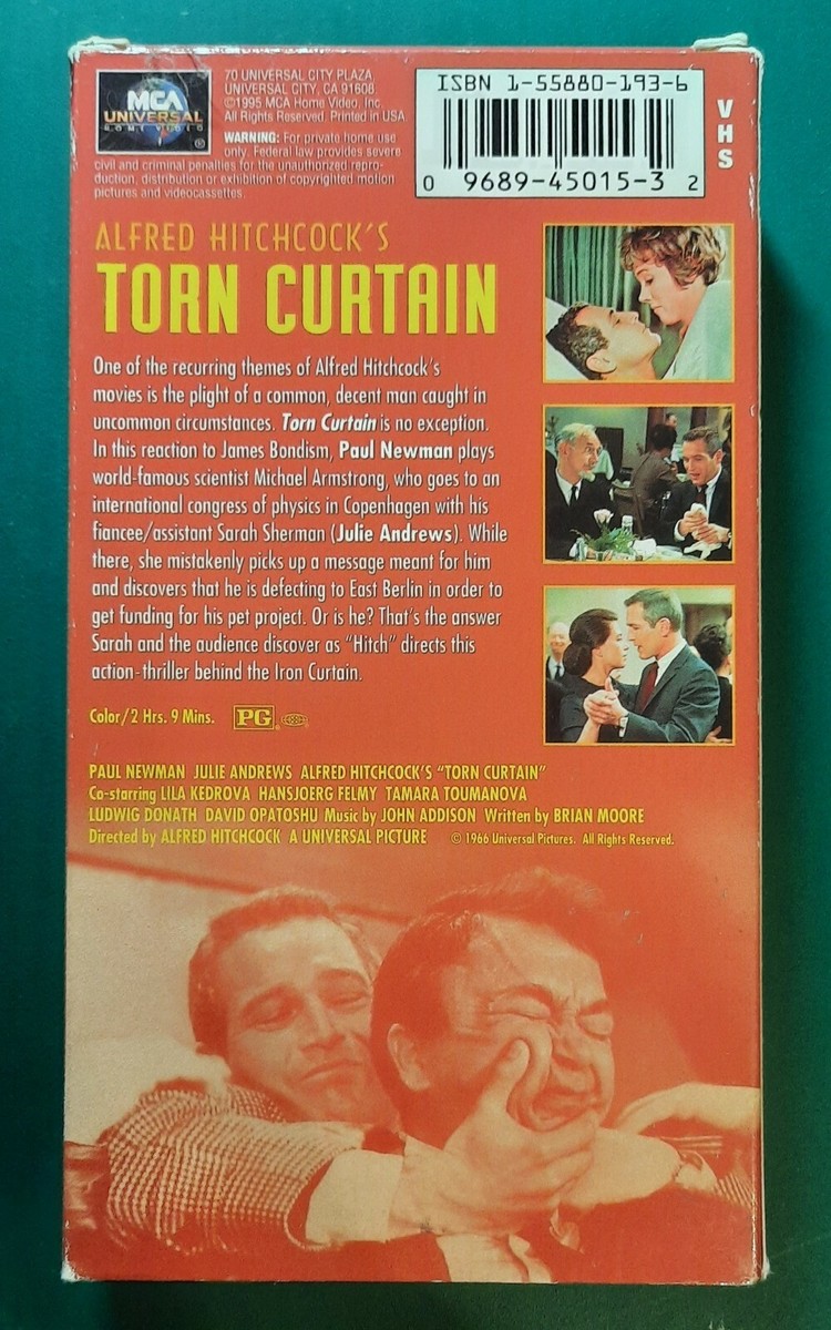 Torn Curtain VHS | eBay