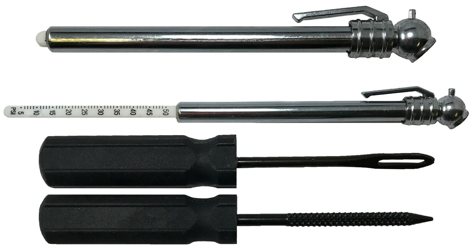 Xtra Seal 30 Piece Tire Repair Plug Round Patch Gauge & Tool Box