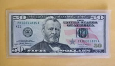 JOHN LA FARGE Birthday Note (March 31st, 1835) $50 Dollar Bill