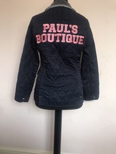 Pauls Boutique Navy Jacket Size Medium Womens Long Sleeve Padded