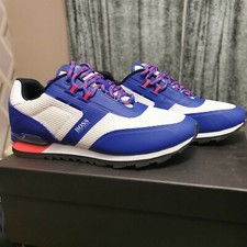 Image of Hugo Boss Parkour Runn Mens blue Brand New Boxed trainers Rrp £199 size 7