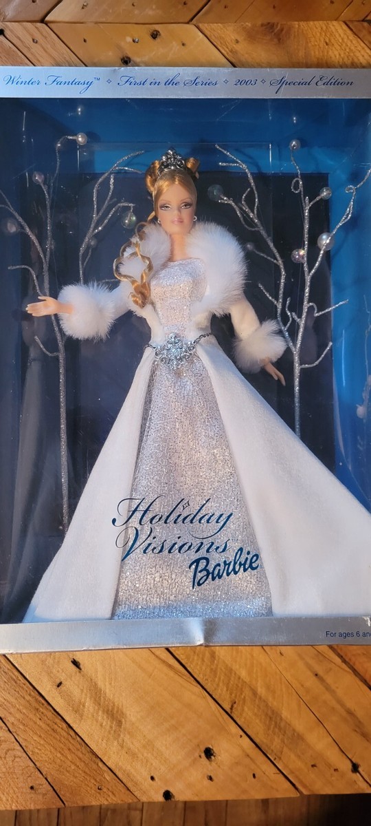 holiday visions barbie 2003 winter fantasy first in the series