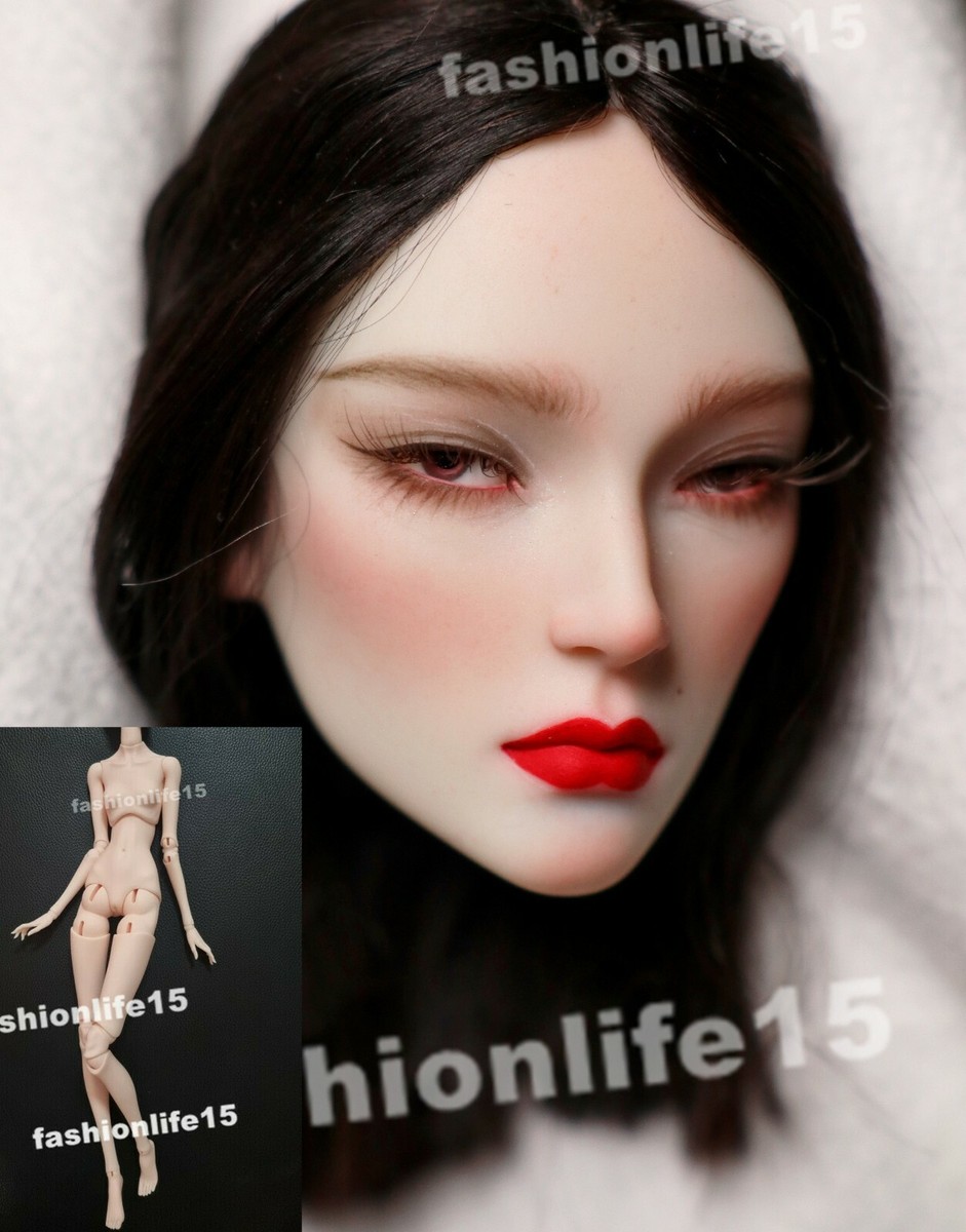 1/4 BJD Doll Girl Free eyes Face make up Resin Figure Movable