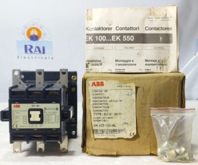 ABB MAGNETIC CONTACTOR EH 80 415V COIL 600VAC 3 POLE ( FREE SHIPPING)