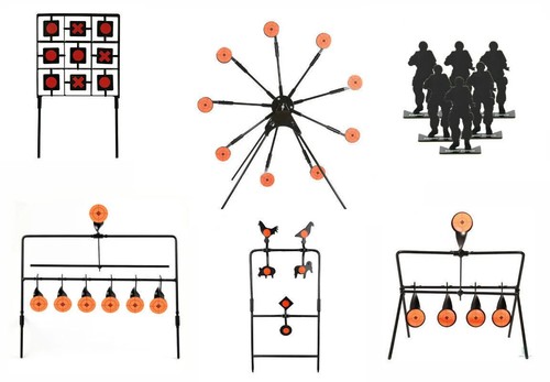5 Targets Self Resetting Spinning Air Torch Rifle Shooting Metal Target Set For Practice/Playing Buy Cheaply On - View #6