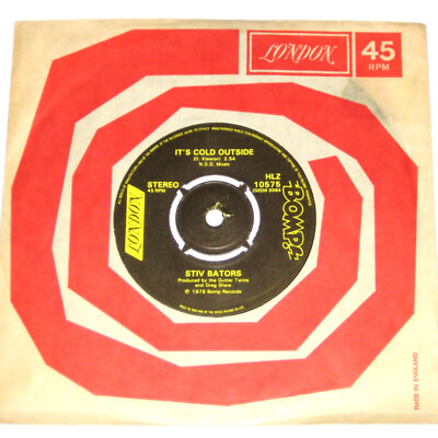 STIV BATORS Dead Boys It's Cold Outside 7'' UK London Bomp! 45 1979 79 Last Year