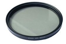 Runder Polarisator Filter 86mm Glas CPL Polarisierend Filter