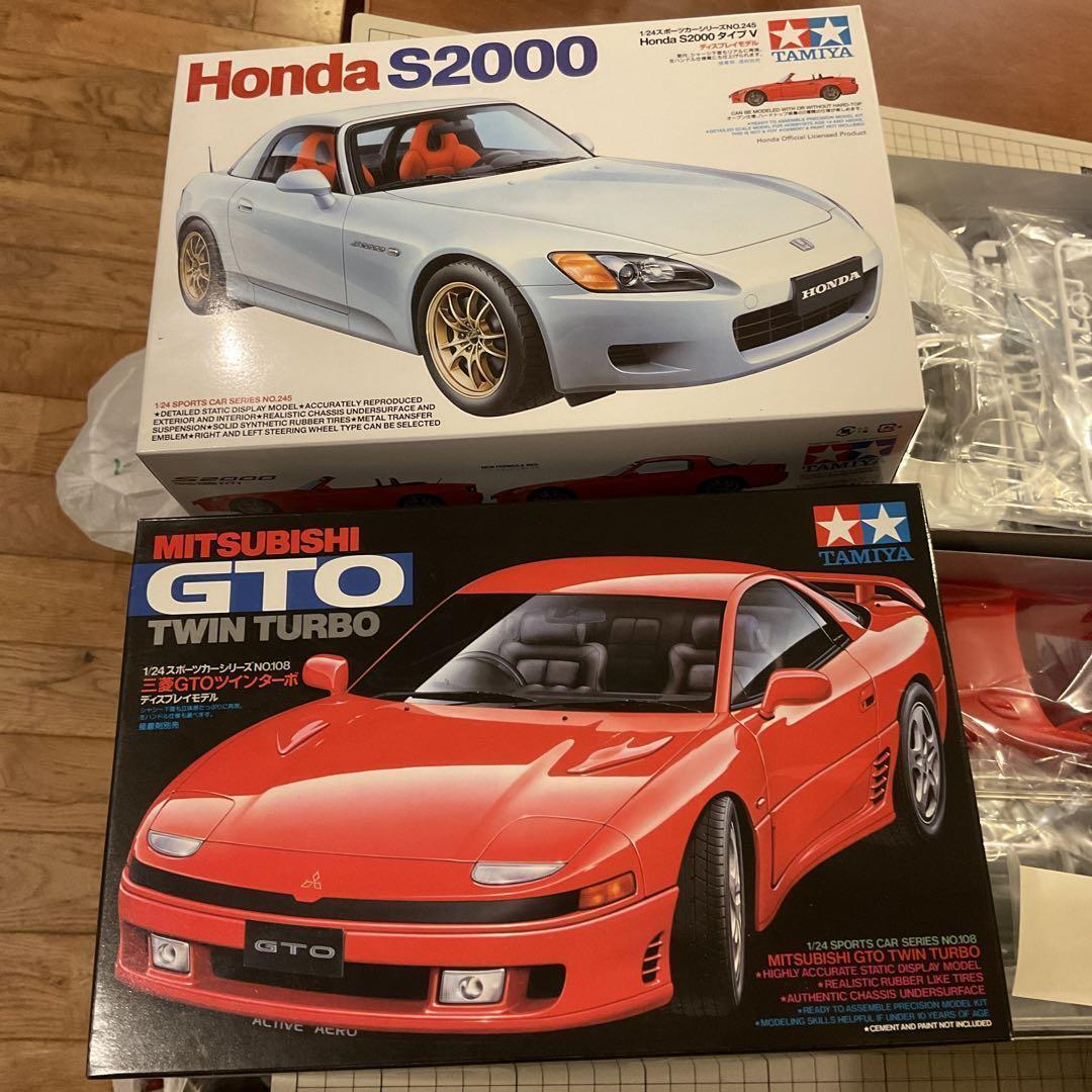 Tamiya 1/24 Honda S2000 Mitsubishi GTo Display 2 Sets Tamiya 1/24 Honda S2000 Mitsubishi GTo Display 2 Sets