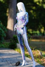 Alexandra Collection Womens Metallic Galaxy Princess Dance Costume Unitard