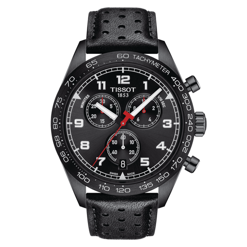 *BRAND NEW* TISSOT PRS 516 Chronograph Black Dial Men's Watch T1316173605200 - 第 1/4 張圖片