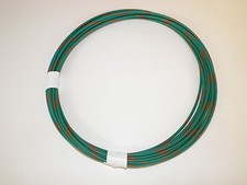AUTOMOTIVE WIRE 18 GAUGE HIGH TEMP GXL 25 FEET GREEN/ORANGE MOTORCYCLE CAR TRUCK