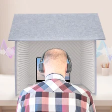 Sound Isolation Booth Portable Studio Sound Recording Desktop Soundproof Cover