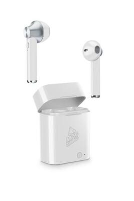 TWS MUSIC SOUND Kopfhörer - Bluetooth - Wireless Earphones + Power Case, weiß