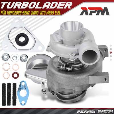 Turbolader für Mercedes-Benz Viano Vito W639 2.2 111 CDI 115 CDI OM 646.982 VV14