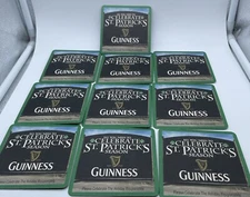 Lot 10 Guinness All You Need To Celebrate St Patrick’s Season Coasters 2006 NEW