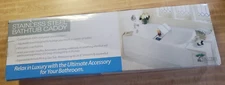 Stainless Steel Bathtub Caddy - New - Toilettree Products