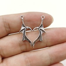 20pcs 12 31MM Alloy Charm Bat Wing Punk Pendant Crafts
