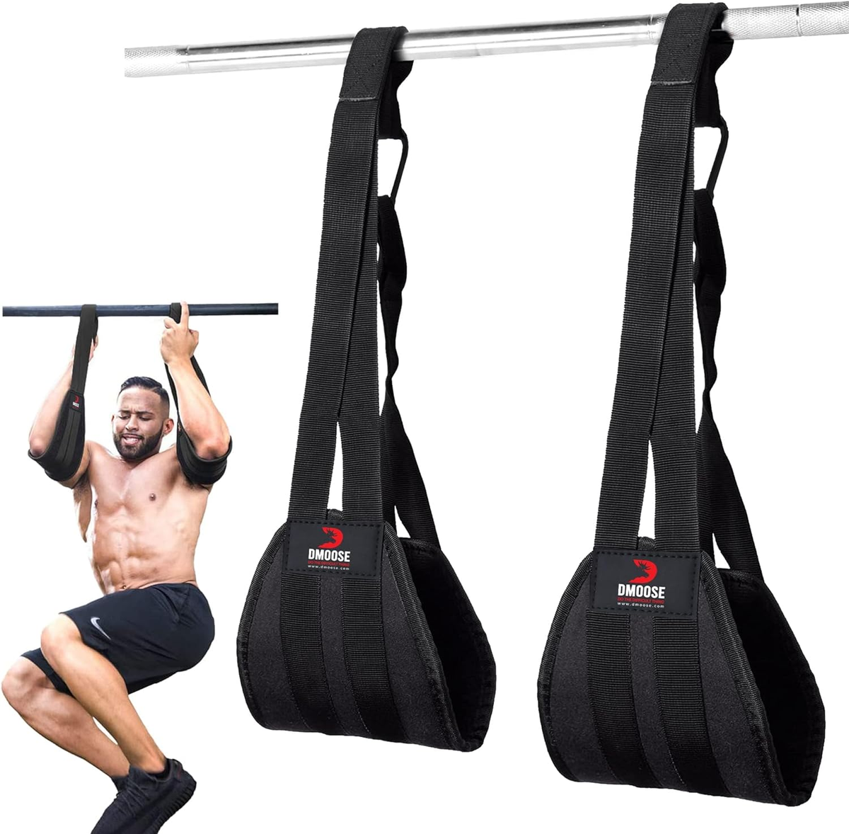 Hanging Ab Straps for Pull up Bar Abdominal Muscle Building, Rip