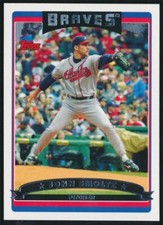 2006 Topps #241 John Smoltz, Atlanta Braves, HOF.