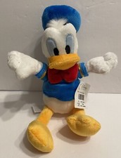 Disney Store Donald Duck Plush Doll Size Mini Bean Bag 8" NWT