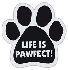 Dog Paw Shaped Magnets: LIFE IS PAWFECT  Dogs, Gifts, Cars, Trucks