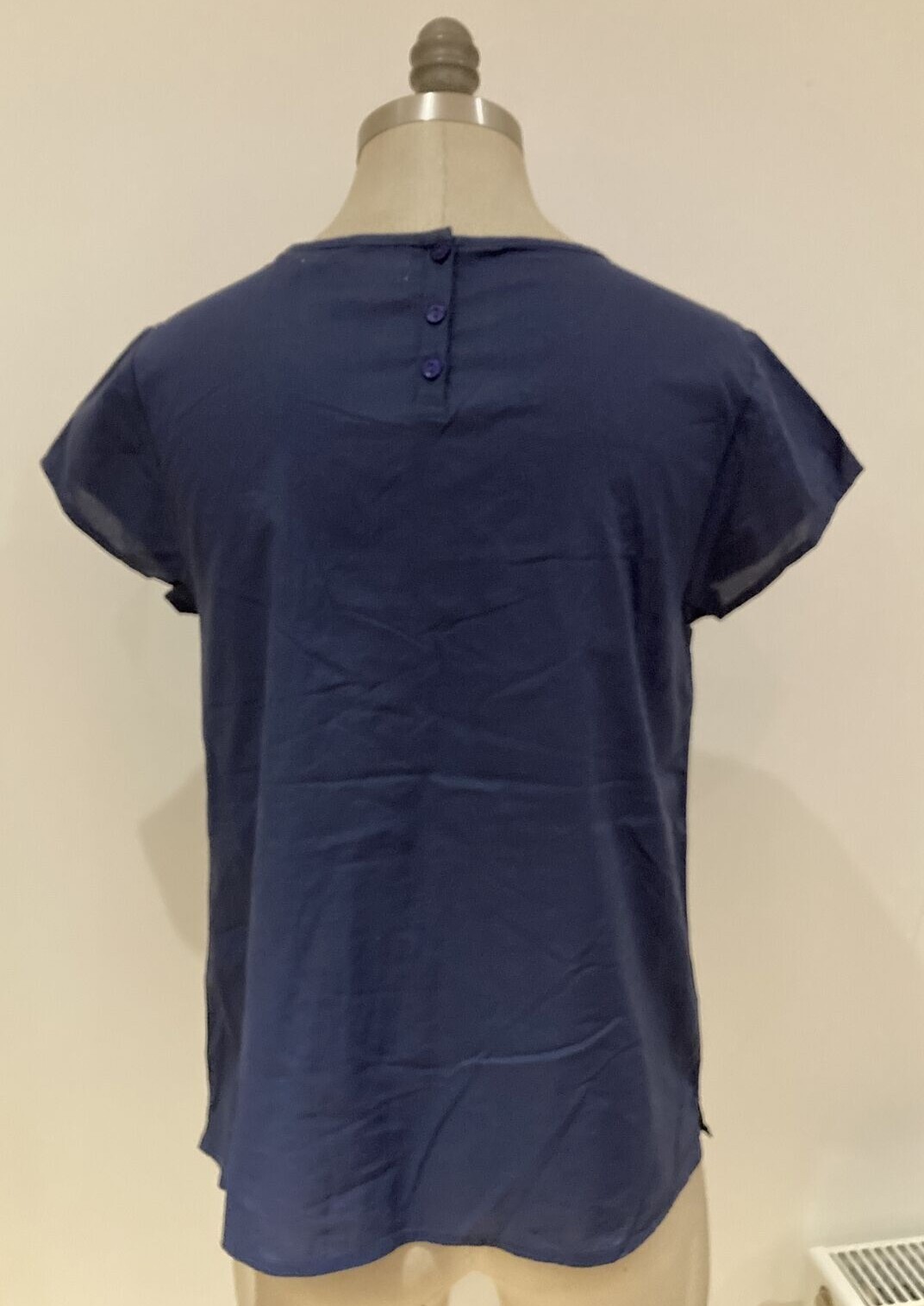 Seasalt "Southground" Navy Embroidered Cotton Top, Size 10 UK, BNWT  5