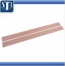 Mercedes W107 R107 SL C107 SLC Paar Einstiegleisten Gummibelag Schweller Braun