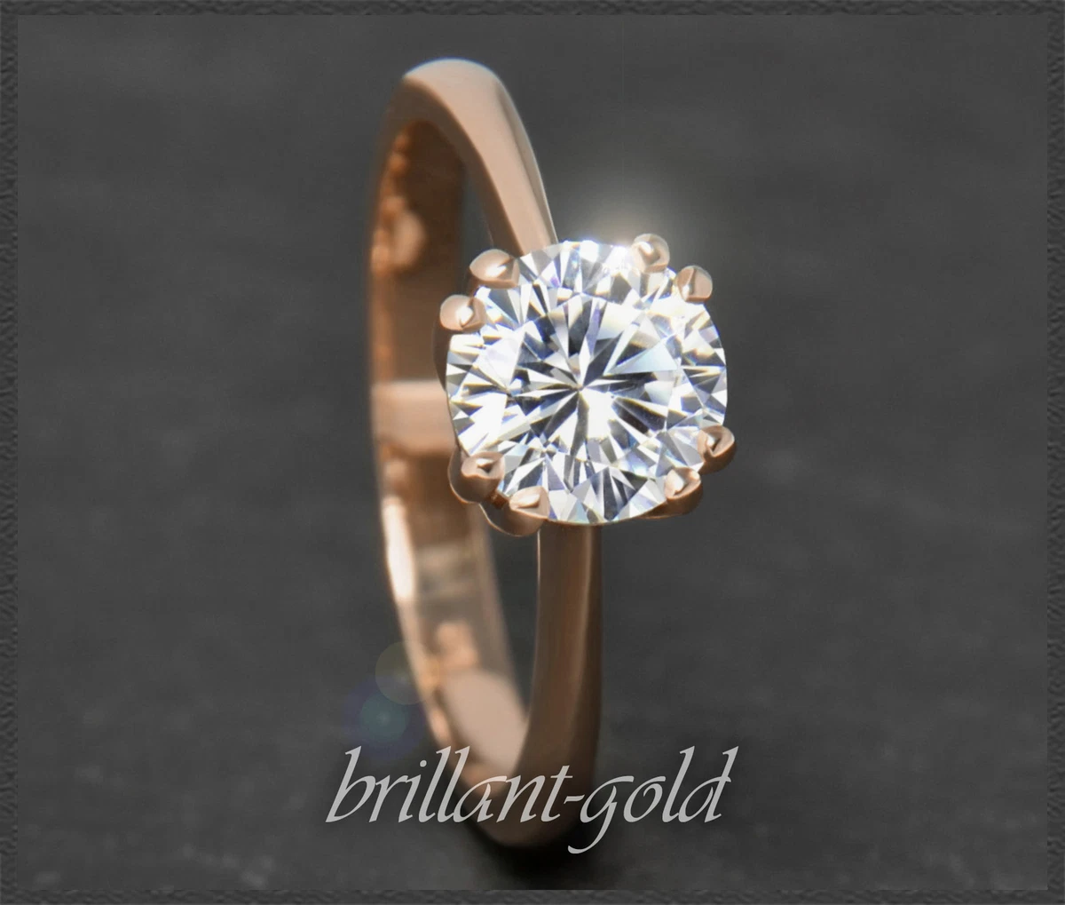 Rund Schliff 2.46 Karat F/VS2 Natürlicher Diamant Nieten Earrings