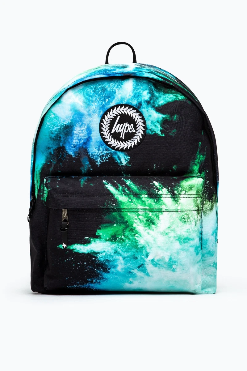 Hype Blue Green Chalk Dust Backpack New Back to School
