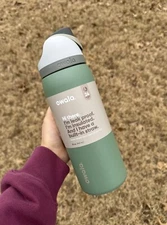 Owala Freesip Stainless Steel Water Bottle - Green House 32oz