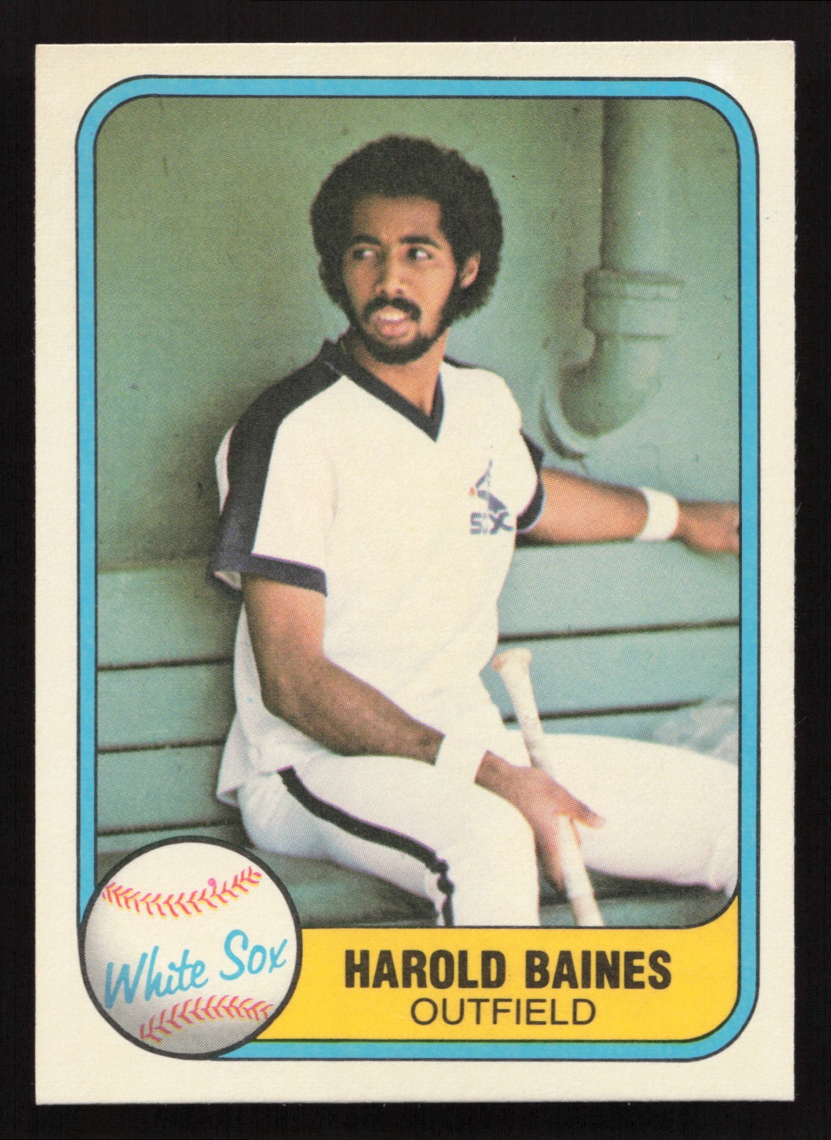 1981 Fleer #346 Harold Baines RC Rookie Card Chicago White Sox