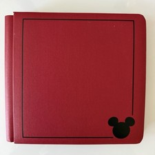 Creative Memories Disney Mickey Mouse 7x7 Red Scrapbook Album with Pages