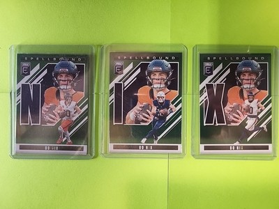 2025 Panini Donruss Elite Spellbound Green  Bo Nix  Set Denver Broncos
