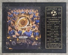 Chelsea FC 2025 FIFA Club World Cup Champions 12X15 PLAQUE