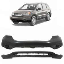 Front Upper Bumper Cover & Lower Bumper Cover For 2010-2011 Honda CR-V