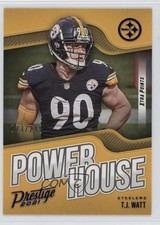 2021 Panini Prestige Power House Xtra Points Blue 23/249 TJ Watt #PH-TW 6o3