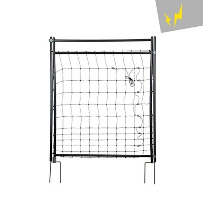 Zauntor Tor Weidezaunnetz Weidezauntor für Gartenzaun elektrifizierbar 90-105cm
