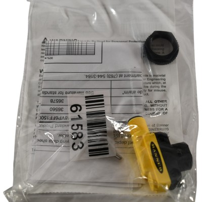 NEW Banner Engineering QS18APH6FF150Q8 WORLD-BEAM QS18 Series Fixed-Field Backgr